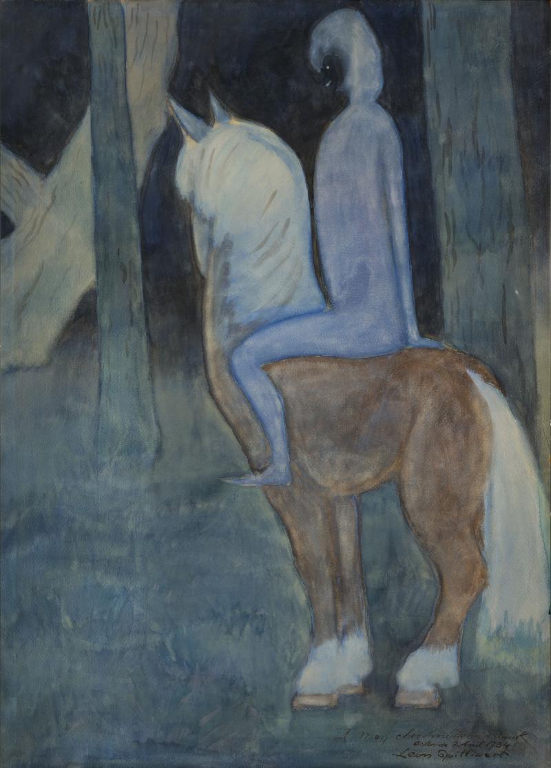 De blauwe ruiter